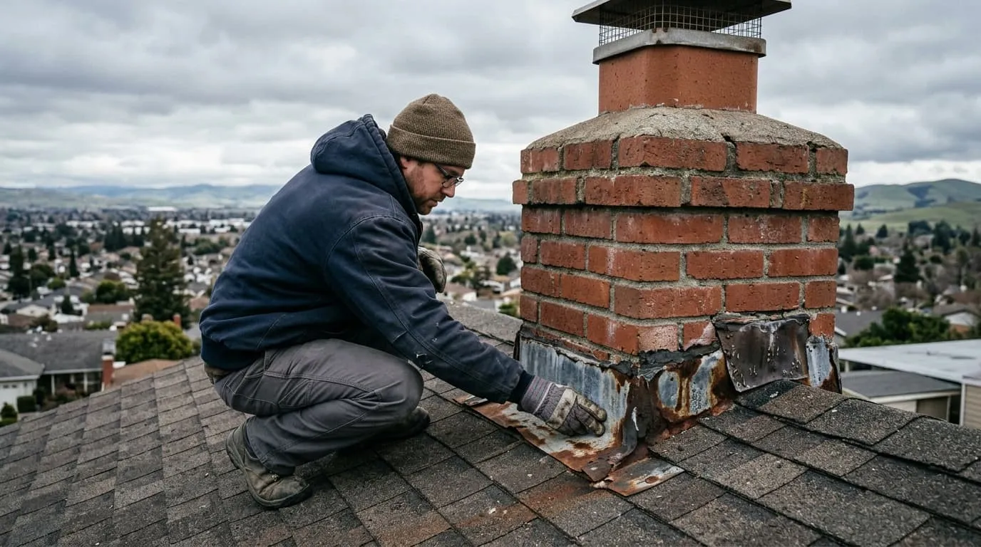Delta humidity, ag dust and what they do to flashing in eastern Contra Costa